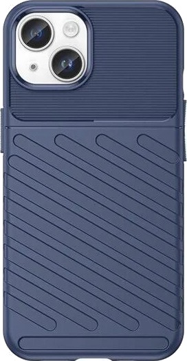 Hurtel Armored iPhone 15 Plus Thunder Case Blue