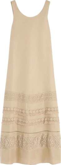 Max Mara Dame Kjoler Beige S,