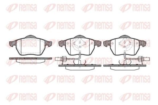 Bremseklosser REMSA 0390.52 Bremseklosser REMSA 0390.52