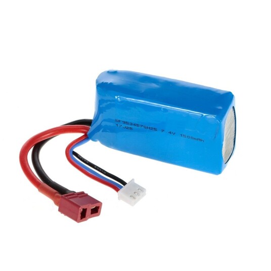 WLToys A959-B-23 7.4V 1500mAh Lipo Flat RSR/-B Deans WLToys A959-B-23 7.4V 1500mAh Lipo Flat RSR/-B Deans