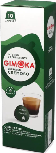 Gimoka | Cremoso 10 kapsler til Caffitaly