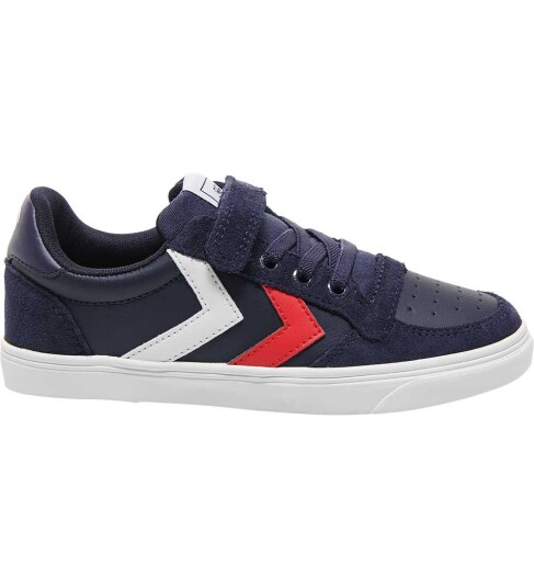 Hummel Slimmer Stadil Leather Low Jr - Blue - 26