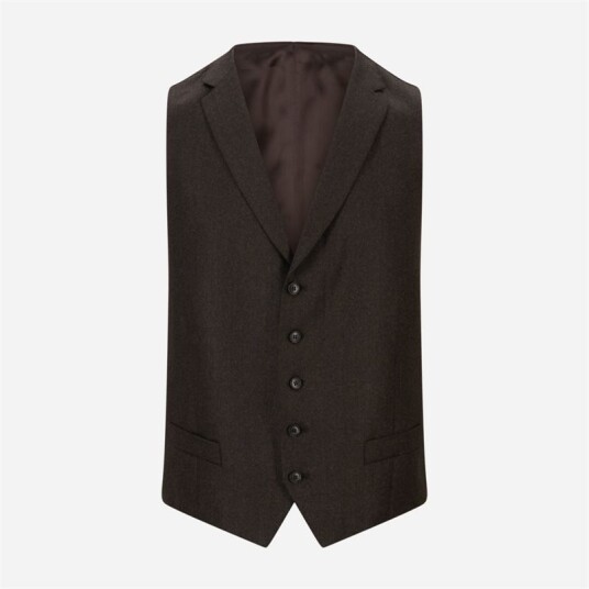 Lucca Waistcoat Brown