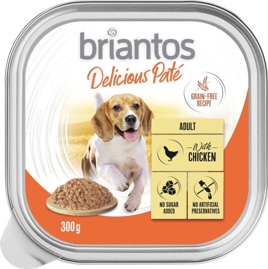 Briantos Våtfôr Delicious Paté Kalkun 9 X 300 G