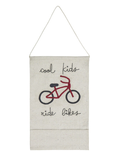 Lorena Canals Vegglomme Oppheng Cool Kids Ride Bikes Multi Patterned 45x70cm