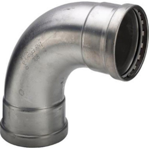 Viega Sanpress Inox 90° Bøy 76,1 mm Rustfritt Stål