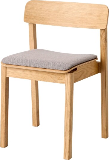 Moebe Everyday Spisestol Lakkert Eik/re wool 128 Moebe Everyday Spisestol Lakkert Eik/re wool 128