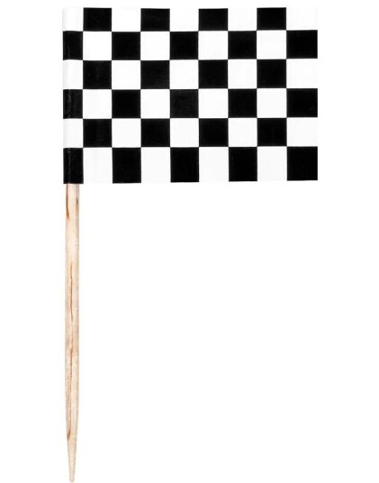24 stk Mat/Kakeflagg Racing