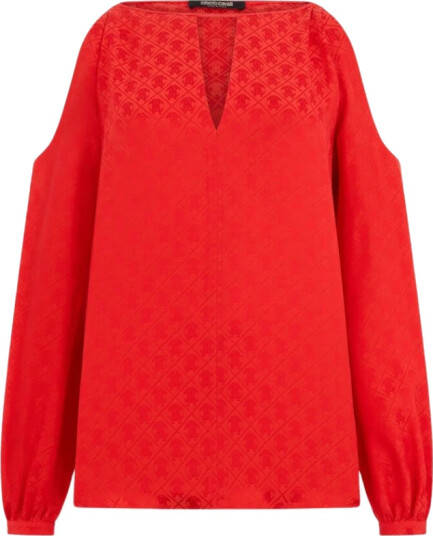 Roberto Cavalli Dame Bluser & Skjorter Rød L, Roberto Cavalli Dame Bluser & Skjorter Rød L,