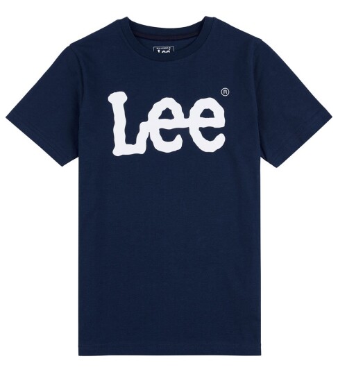 Lee T skjorte Wobbly Graphic T shirt Blå