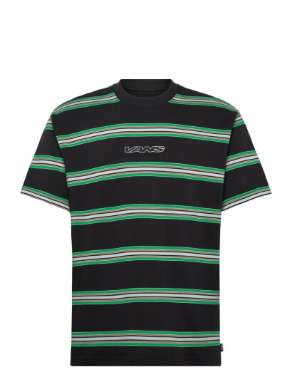 VANS Mesa Stripe Ss Shirt Black M VANS Mesa Stripe Ss Shirt Black M