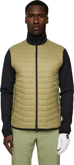 J.Lindeberg Holden Quilt Hybrid Jakke Herre Grønn M