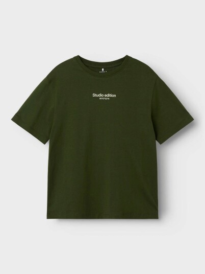 Name It Brody Short Sleeve Nreg Top Grønn 122/128 Name It Brody Short Sleeve Nreg Top Grønn 122/128