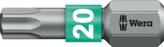 Wera Bits 1/4 Bitorsion 867/1 Btz Torx T20x25mm, Hård