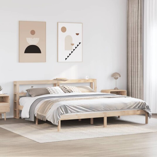 Sengeramme uten madrass 180x200 cm heltre furu 3305728 Sengeramme uten madrass 180x200 cm heltre furu 3305728