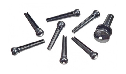 Planet Waves PWPS10 End/Bridge-pins 1+7 ABS BK/IV