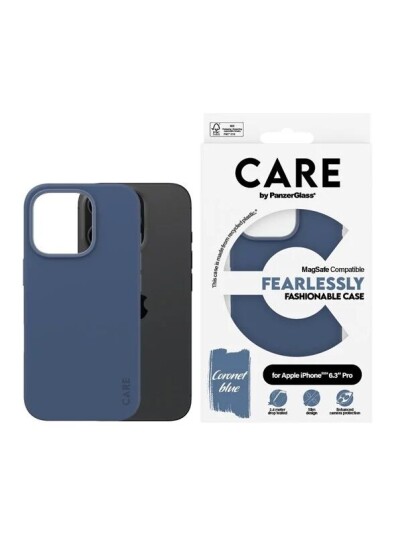 PanzerGlass MagSafe-deksel Fashion iPhone 16 Pro - Coronet Blå
