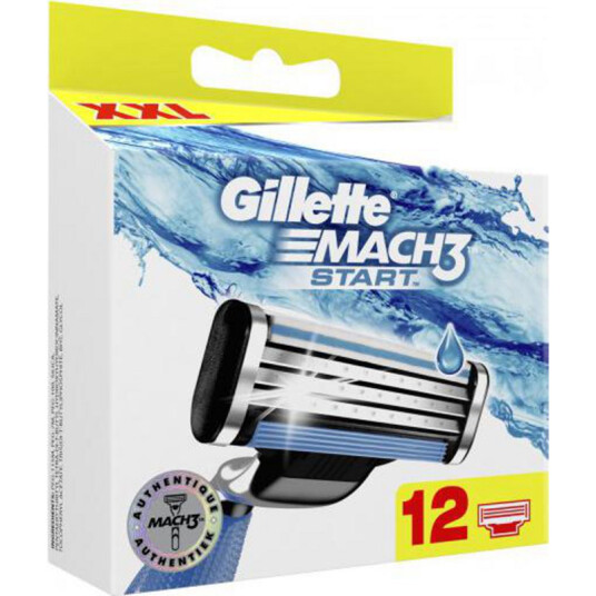 GILLETTE Mach3 Start Barberblad 12 stk.