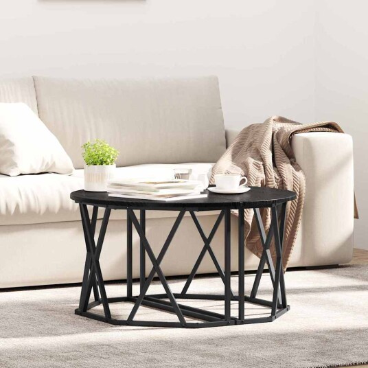 Kaffebord svart eik 80x80x42 cm laget av tre Kaffebord svart eik 80x80x42 cm laget av tre