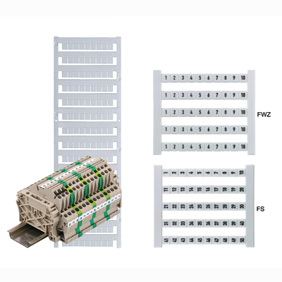 Weidmüller Dekafix 6 FW 51 100 Merkekart 50 stykker merker 51 100 Elfordeling & strømforsyning