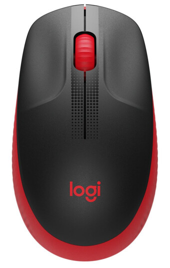 Logitech M190 Trådløs Optisk Mus – 1000 DPI – Rød
