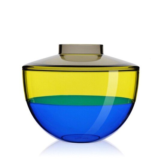 Kartell Shibuya Vase Grey/Yellow/Blue Lampemesteren