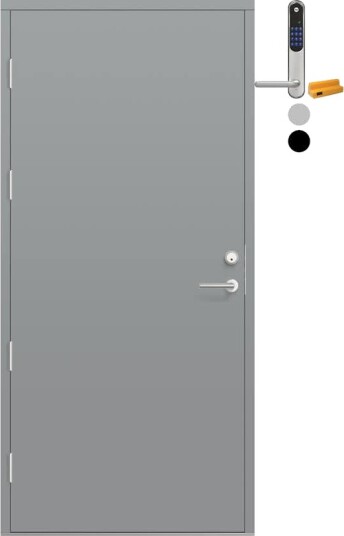 Ytterdør Bygg1 Fjell 09 med Yale Doorman Classic Home