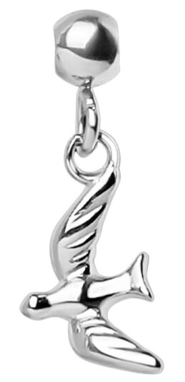 Muli Collection Swallow Charm Silver