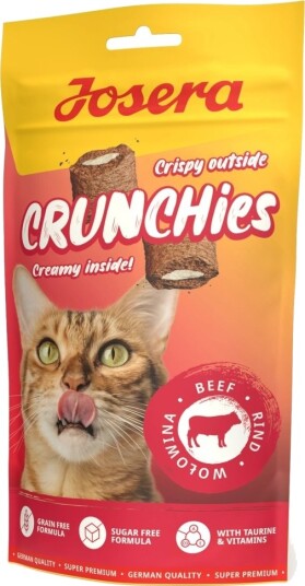 Josera Voksen Crunchies Snacks Katt Storfekjøtt Sukkerfri 60 G