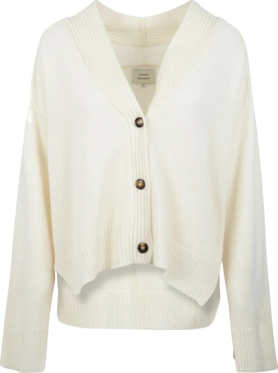 Loulou De Saison, Dame, Strikkevarer, Hvit, M,