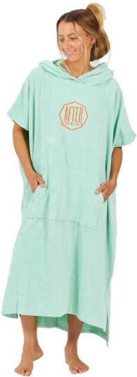 After Essentials Poncho Logo Mint