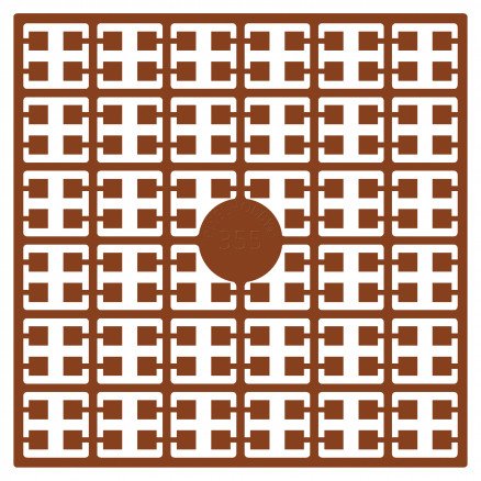 Pixelhobby Midi perler 355 kobber 2x2mm 140 piksler