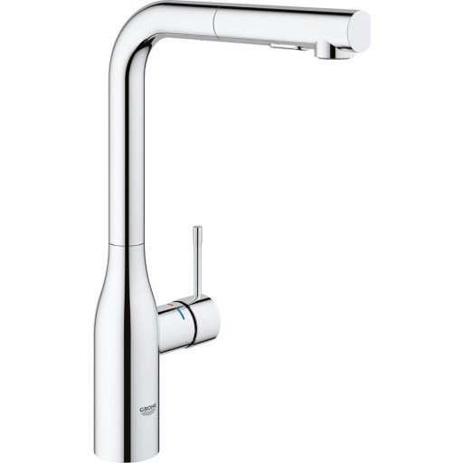 Grohe Essence blandebatteri med L-kran og uttrekkbar hånddusj (chrome) Grohe Essence blandebatteri med L-kran og uttrekkbar hånddusj (chrome)