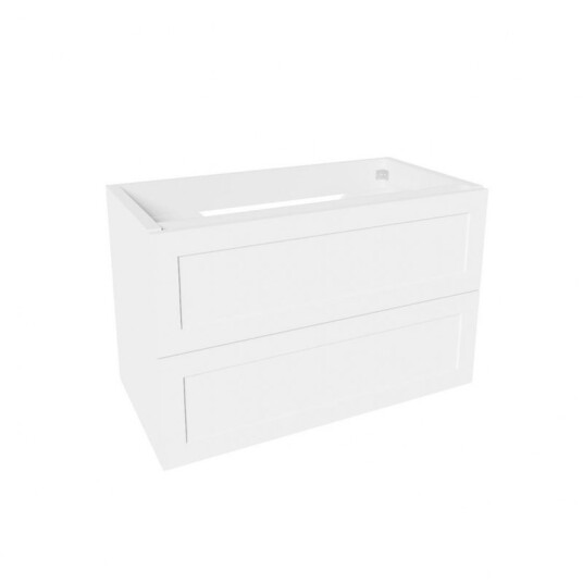 Vikingbad MIE 90SLIM Servantskap Ramme hvit matt