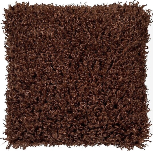 Skinnwille Pute Wooly Brun