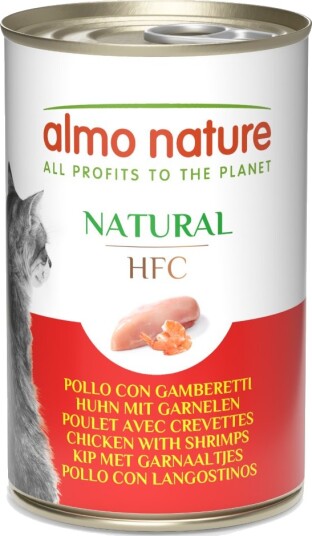 Almo Nature Hfc Våtfôr Natural Og Reker Kylling 12 X 140 G