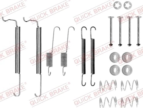 Tilbehørsett bremsesko QUICK BRAKE 105 0629