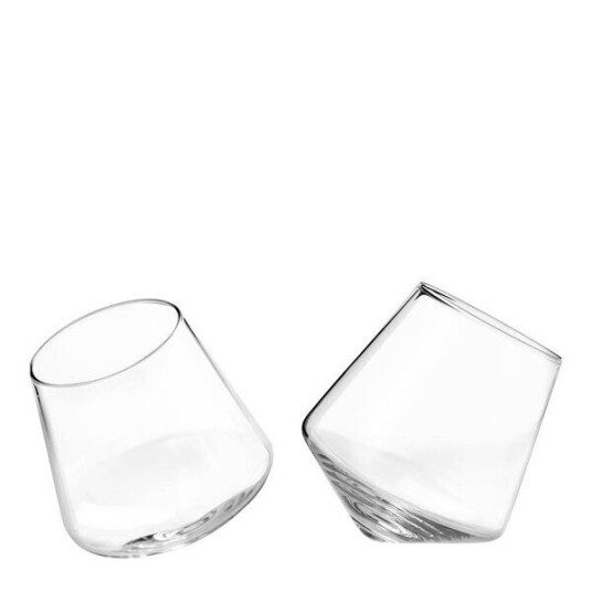 Viski   Rullende vinglass i krystall 36 cl 2 stk