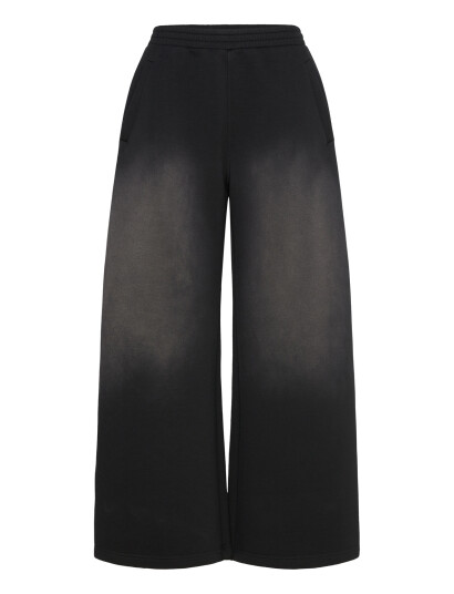 Weekday Washed Scuba Sweatpants   Black   L