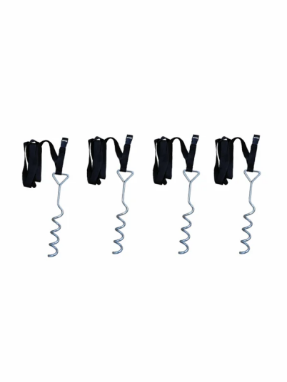 ASG trampoline storm protection set - 4 pcs. ASG trampoline storm protection set - 4 pcs.
