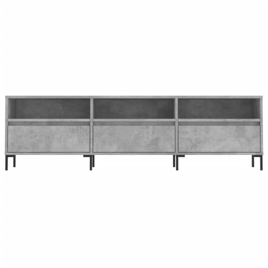 vidaXL TV-benk betonggrå 150x30x44,5 cm konstruert tre 8720845875152