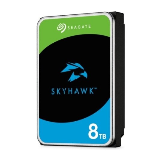 Seagate SkyHawk 3.5" Intern Harddisk 8TB SATA 6Gb/s med 256MB Cache