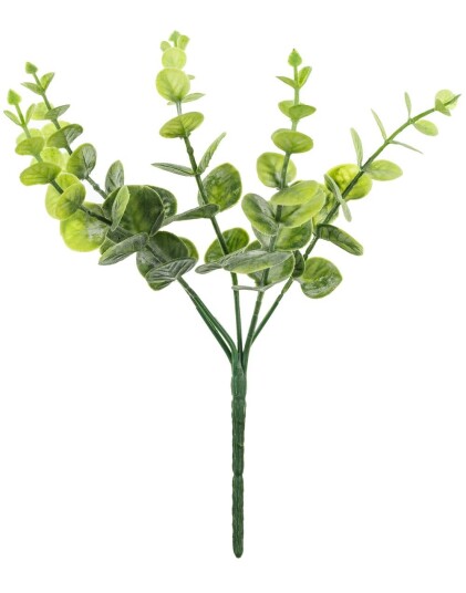 Grønn Eukalyptusgren Bukett 27 cm Kunstige Blomster