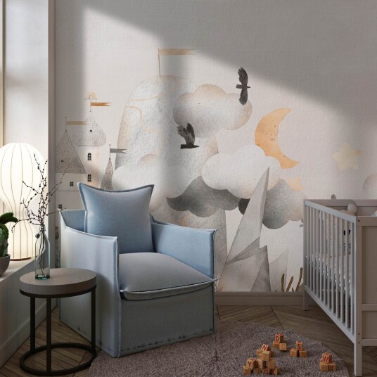 Tapet Fantasy Slott Design