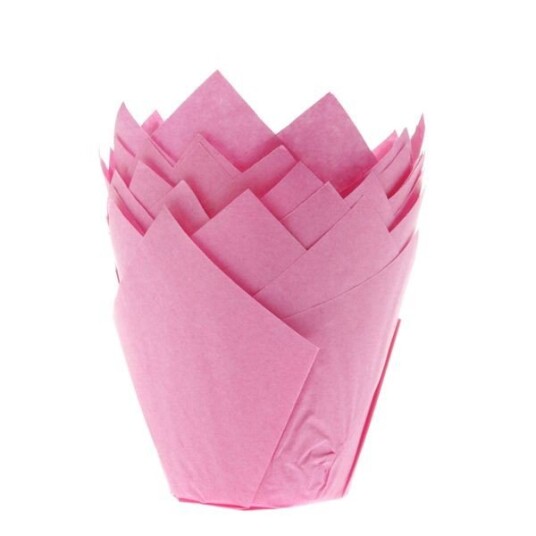Rosa Muffinsform Tulipan Fra House Of Marie Pk/36 