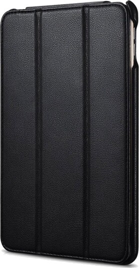 iCarer Folio Etui iPad Mini 5 2019 7,9 tommer Skinn Svart iCarer Folio Etui iPad Mini 5 2019 7,9 tommer Skinn Svart
