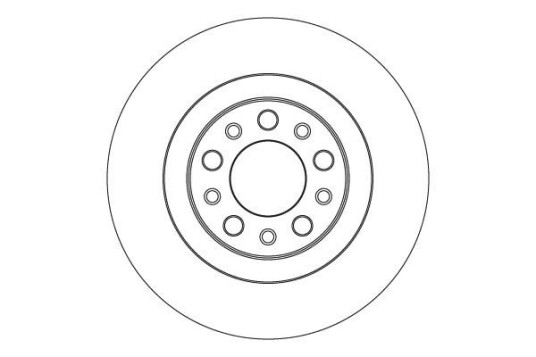 Bremseskive TRW DF3986