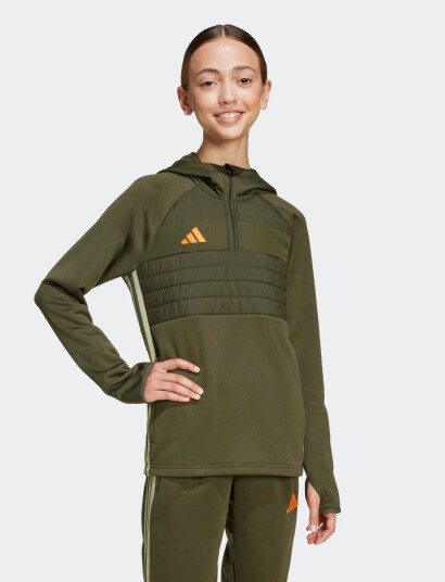 adidas Performance Tiro Es Wintopy Khaki green 128 adidas Performance Tiro Es Wintopy Khaki green 128