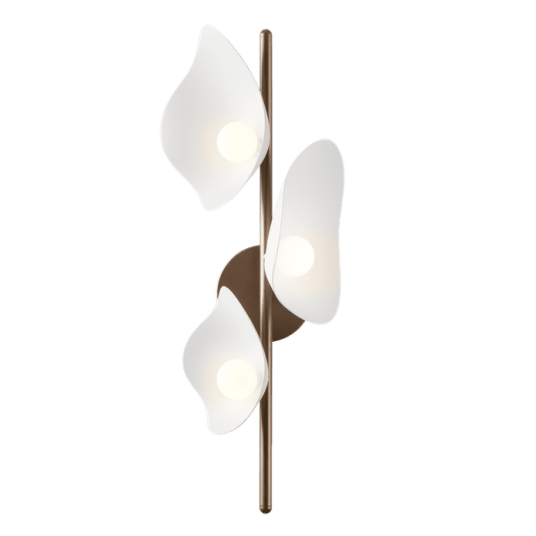 Nuura Florii 3 Vegglampe Mørk Bronse/ Hvit Nuura Florii 3 Vegglampe Mørk Bronse/ Hvit