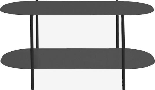 Loft24Salongbord med 1 hylleSvartSofabord Loft24Salongbord med 1 hylleSvartSofabord